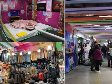 Zona comercial de la Feria San Francisco, un espacio lleno de productos, servicios y tradición