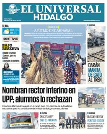 Portada El Universal Hidalgo 12/02/25