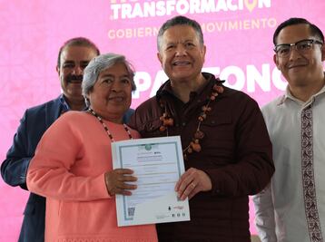 Fluyen estímulos al campo en visita del gobernador a Chapantongo