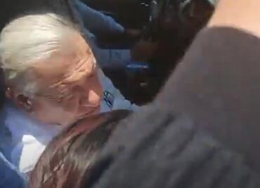 López Obrador supervisar la obra de la carretera Real del Monte-Huasca