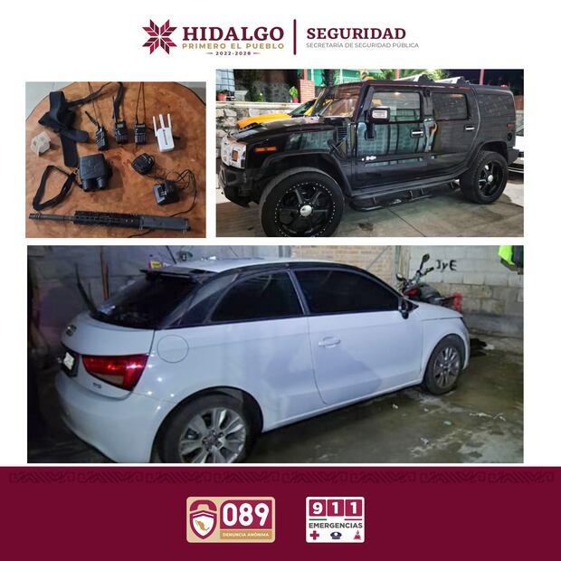 Desmantelan tres narcolaboratorios y aseguran 2 mil 500 dosis de drogas en San Agustín Tlaxiaca | Fotos: SSPH