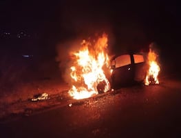 Ataque armado e incendio de vehículo deja a un hombre gravemente herido en Tula de Allende