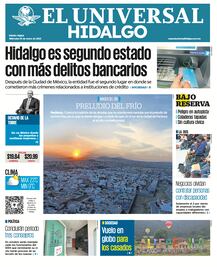 Portada El Universal Hidalgo 29/01/25