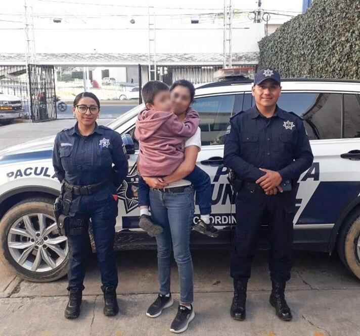 Un menor de edad que fue reportado como sustraído de casa de sus familiares, logró ser recuperado por agentes de Mineral de la Reforma