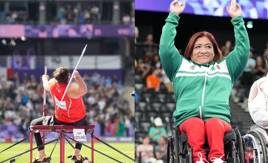 Edgar Fuentes y Amalia Pérez entregan medallas a México / Foto: Especiales