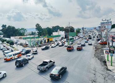 Se intensifica el tráfico en Tulancingo por las fiestas decembrinas