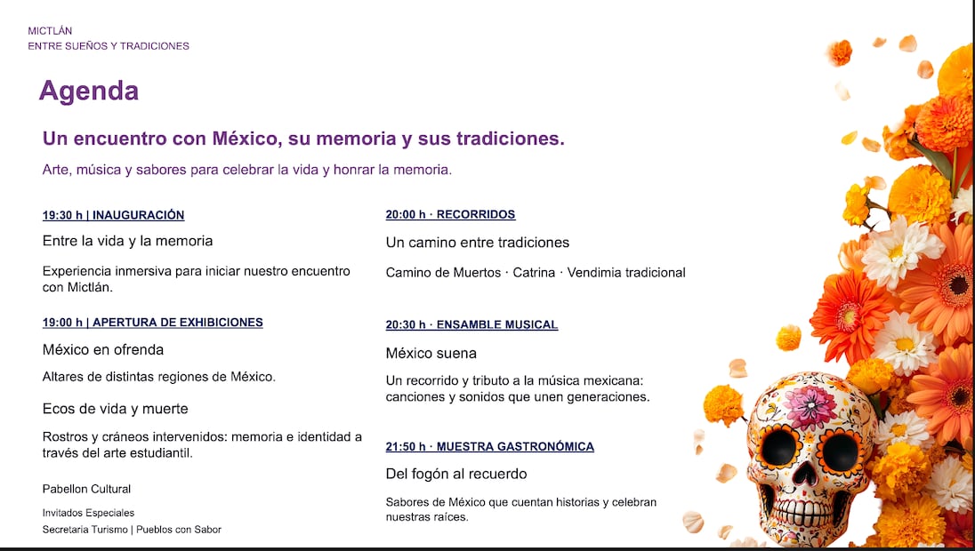 El Día de Muertos se vivirá entre arte, música y tradición en el Tec de Monterrey, Campus Hidalgo! Cortesía: Tec de Monterrey