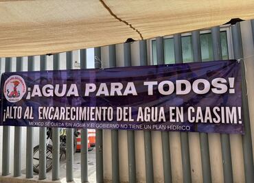 Protesta de Antorcha Campesina por costo del agua