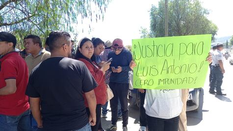 Video: Exigen justicia por joven atropellado en Santiago Tulantepec