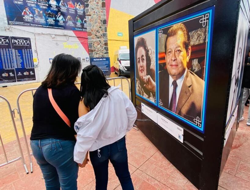 Exposición “El Rostro del Autor” se presenta en la velaria de las instalaciones de la Feria de San Francisco Pachuca  I Foto: Especial