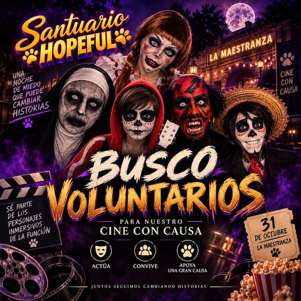 ¿Te atreves a ver películas de terror bajo las estrellas? Facebook: HOPEful