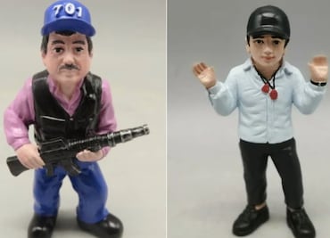 Tienda "coleccionables" vende figuras de Ovidio y "El Chapo"