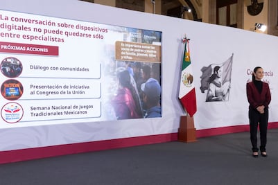 Sheinbaum anuncia foros para regular el uso de plataformas digitales en menores