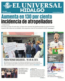 Portada EL Universal Hidalgo 18/6/26