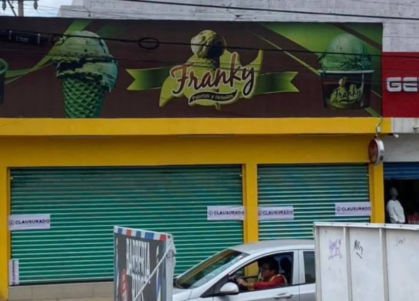 Cuatro sucursales de la Paletería Franky fueron clausuradas por falta de licencias de funcionamiento I Foto: Especial