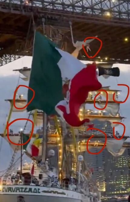 Secretaría de Marina informa sobre incidente con buque escuela Cuauhtémoc