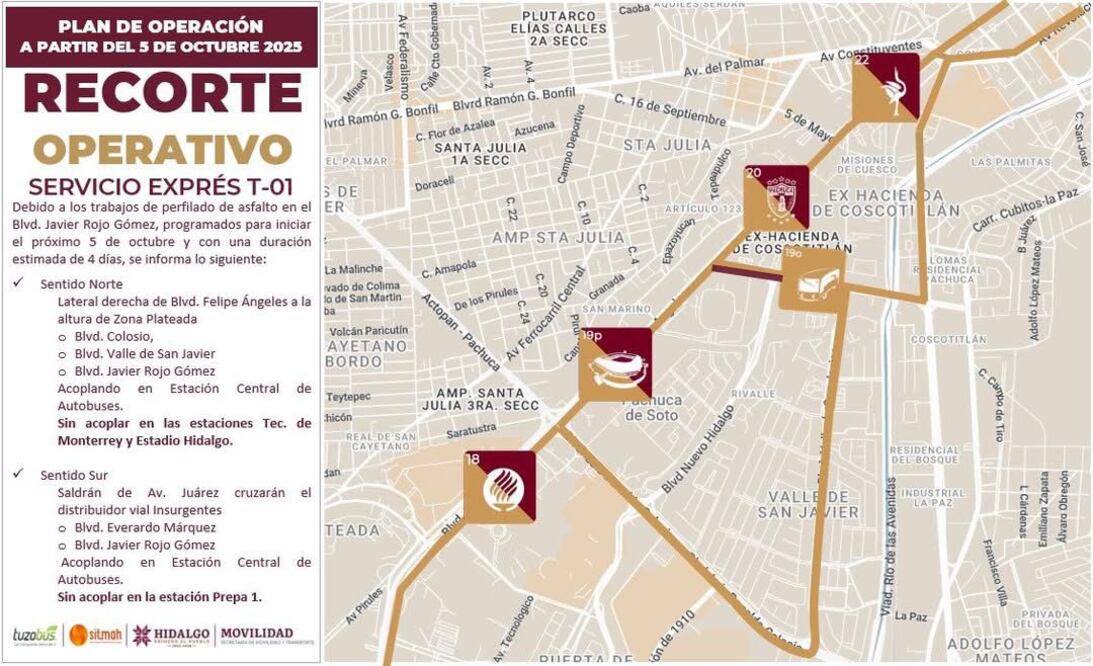 Cortesía: Movilidad Hgo