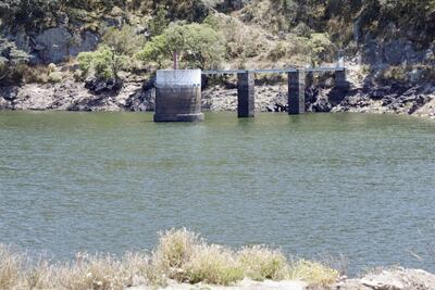 Bajos niveles de agua en presas del Valle del Mezquital, pese a lluvias
