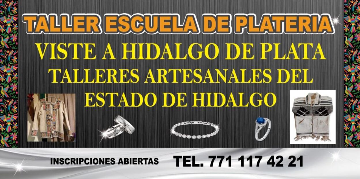 Pachuca se llena de tradición con exposición artesanal del Taller Escuela de Platería | Cortesía Turismo Hidalgo