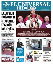 Portada El Universal Hidalgo 090525