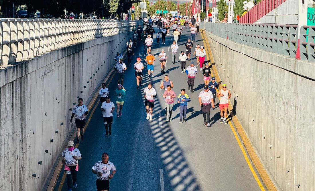 Celebran 6 años de la policía industrial bancaria con una carrera I Foto: Especial