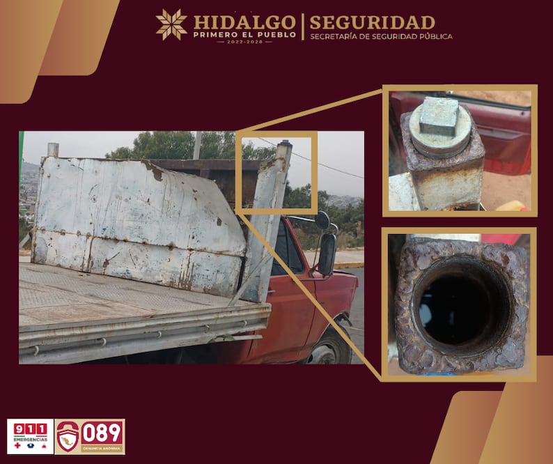 Operativo contra el robo de hidrocarburo en Hidalgo | Fotos: SSPH