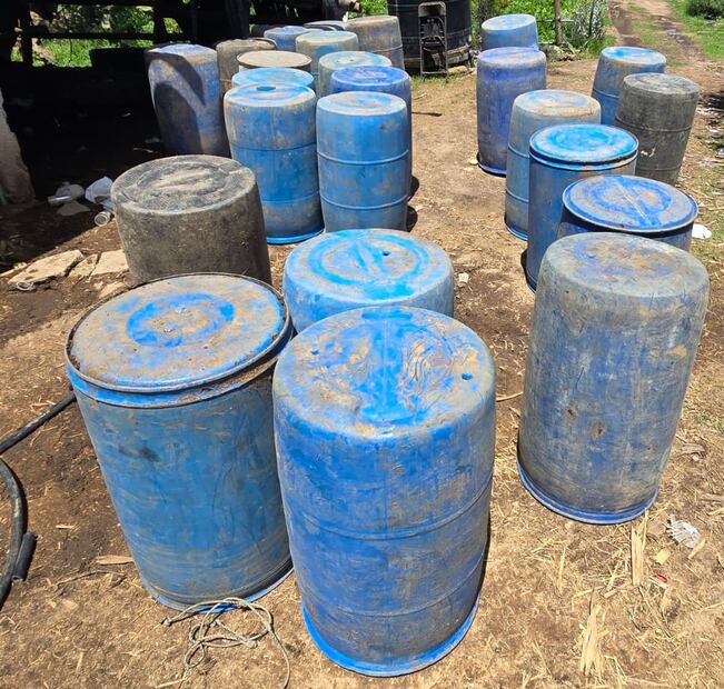 Policías decomisan hidrocarburo robado en Cuautepec | Foto: Especial