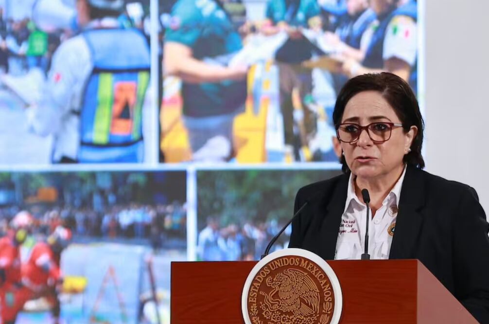 Laura Velázquez Alzúa, titular de Protección Civil. Foto: Berenice Fregoso / EL UNIVERSAL