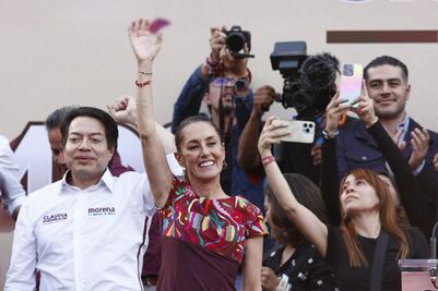 ¿Quién viste a Claudia Sheinbaum con bordados de Tenango? Ella misma lo cuenta