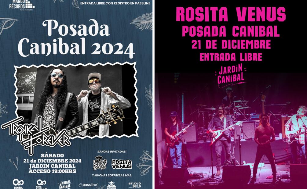 La Posada Caníbal promete encender Pachuca con Tropikal Forever y grandes sorpresas | Facebook: Jardín Canibal