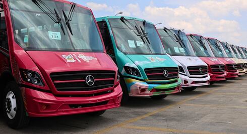 Refuerzan el transporte en la zona metropolitana de Pachuca con 60 nuevas vagonetas 
