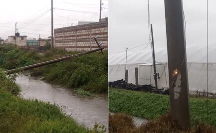Fallas eléctricas por lluvias dejan sin agua a varias colonias de Tulancingo