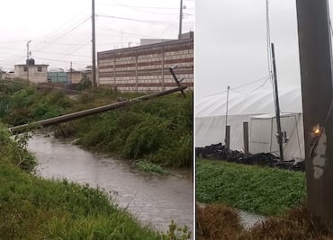 Fallas eléctricas por lluvias dejan sin agua a varias colonias de Tulancingo