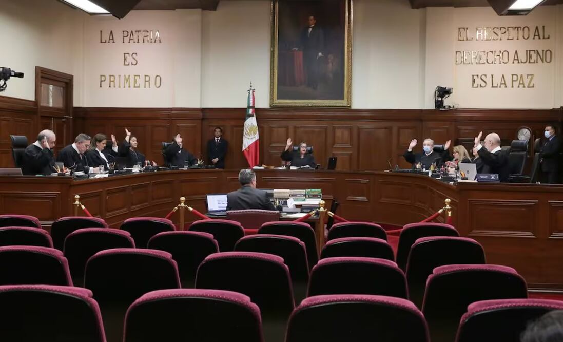 Pleno de la SCJN acordó este 17 de septiembre del 2024 tomar medidas para implementar la reforma judicial propuesta por AMLO. Foto: Especial