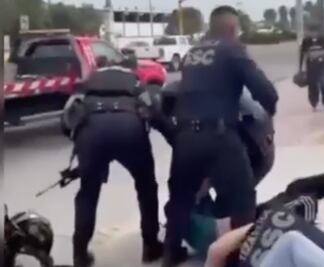 Video: Policías de Tizayuca someten a pareja con exceso de fuerza