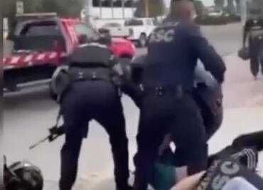 Video: Policías de Tizayuca someten a pareja con exceso de fuerza