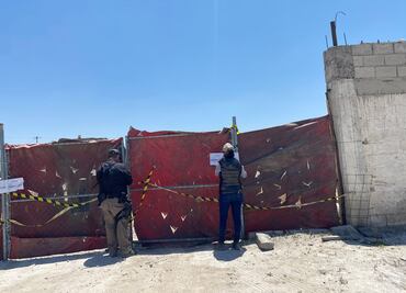 FGR asegura un predio con dos unidades de carga robadas