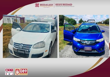 Recuperan vehículo robado en Tula y detienen a tres presuntos implicados en operativo coordinado