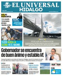 Portada El Universal Hidalgo 18/12/24