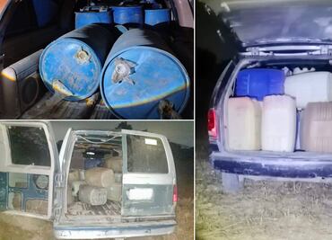 SSPH asegura 2 mil 700 litros de hidrocarburo en operativos recientes