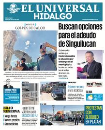 Portada El Universal Hidalgo 29/04/25
