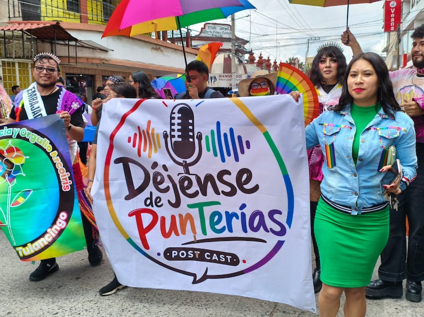 Más de 100 personas participaron en la tercera Marcha del Orgullo LGBTTTIQA+ del Valle de Tulancingo I Foto: Mirely Santos