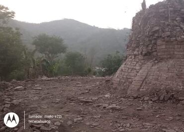 Pobladores de Tecacahuaco interesados en preservar vestigios arquitectónicos