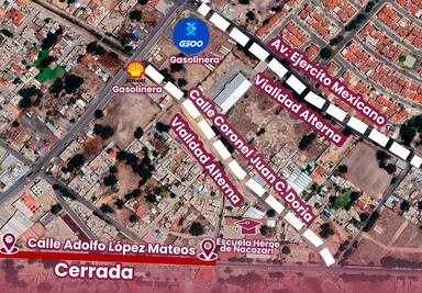 Cierres viales en Tizayuca por rehabilitación