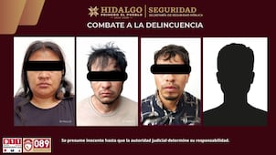 Detienen a cuatro personas con arma y presunta droga en Tezontepec de Aldama