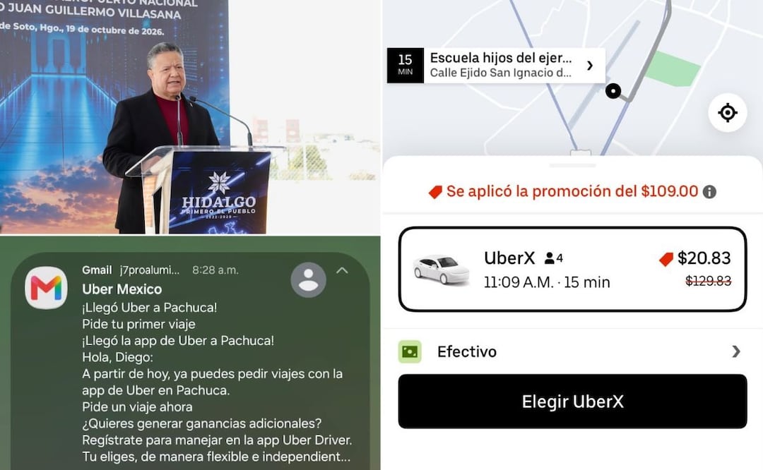 Uber enfrenta obstáculos legales en Hidalgo | Foto: Luis Soriano | Capturas de pantalla
