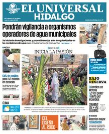 Portada El Universal Hidalgo 14/04/25