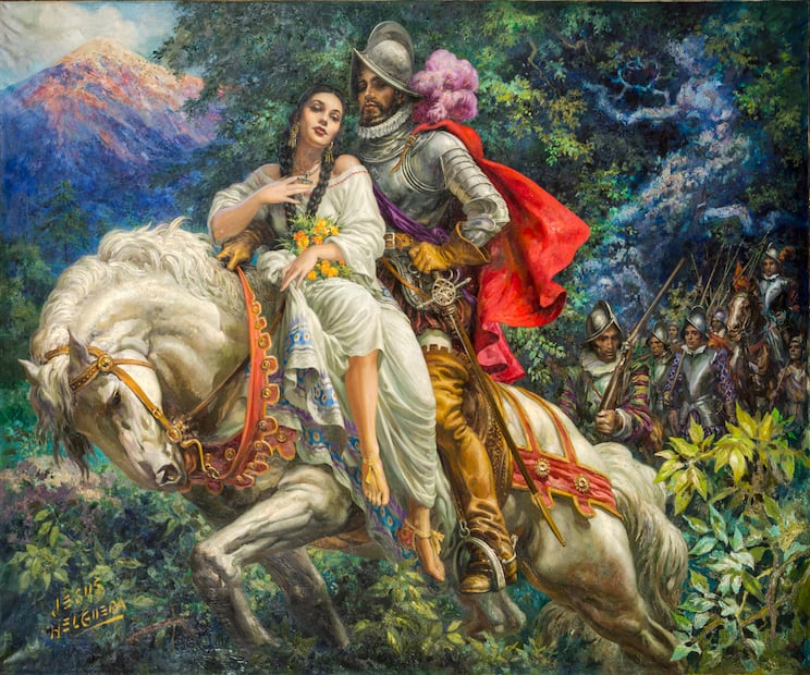 Pintura rupestre que inspiró a Jaguares, el legado vivo de “el cazador” en la Sierra hidalguense | Imagen: Wikimedia Commons