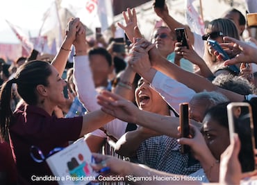 Conserva una clara ventaja la candidata Claudia Sheinbaum