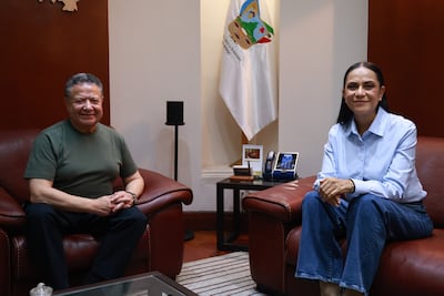 MORENA nacional reconoce liderazgo de Julio Menchaca durante visita de Ariadna Montiel